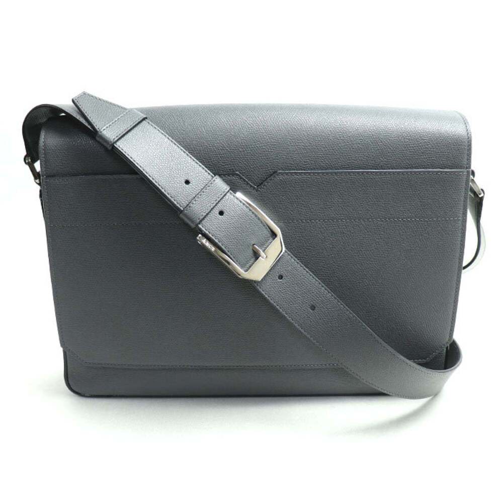 Valextra Men's Shoulder Bag, Charcoal Gray, MBVL0010028LRL99